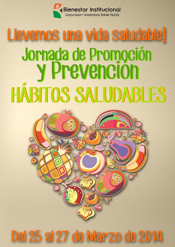 afiche Jornada habitos saludables2014